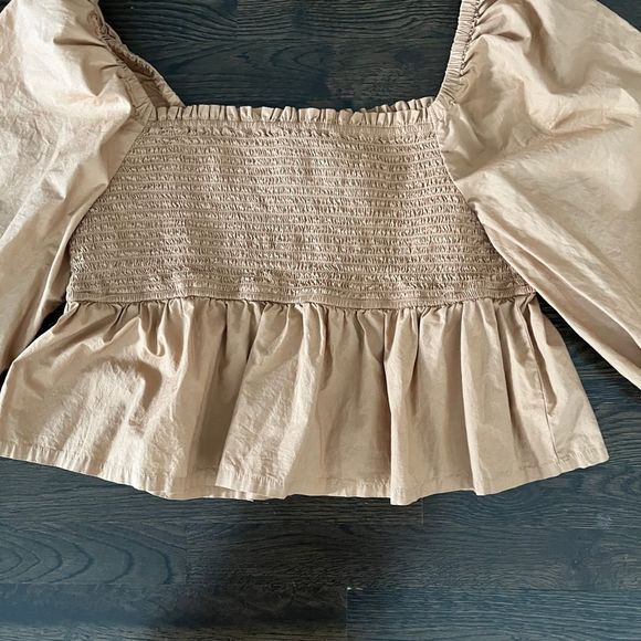 J. Crew Smocked Top - Picture 3 of 5